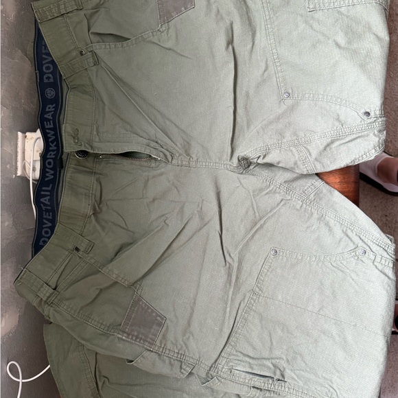 Workwear Pants with Blue and Tan Stripes - Picture 4 of 4